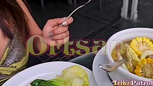 horny filipina from trikepatrol bends over doggystyle for big cock creampie