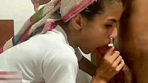 skinny latina masters cock sucking skills