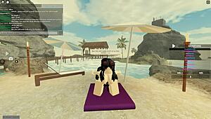 roblox whore with monster bbc deepthroats bends for ass shaking doggystyle then rides anal tits bouncing new zealand style