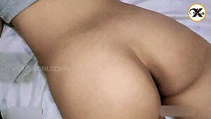 my big ass stepsister sneaks into my bed in thong and i fill her ass with cum