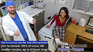 dr tampa exam formality solana spreads shaved pussy