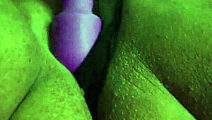 hot milf masturbates wildly with dildo in steamy shower squirt