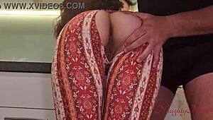 Curvy Cleaner Lady Takes Extra Tip Deep in Tight Pussy Doggystyle