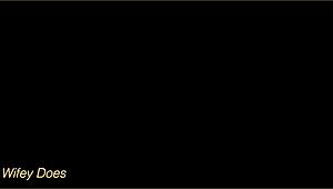 Oh yeah, wifey flashes nude big tits then takes massive cumshot all over her bouncing natural boobs!