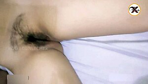 my big ass stepsister sneaks into my bed in thong and i fill her ass with cum