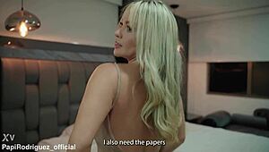 tatiana alvarez craves papers so her boyfriend's crew delivers a brutal gangbang pounding