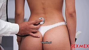 colombian latina carolina guerrero gets quickie fuck during gyno exam checkup