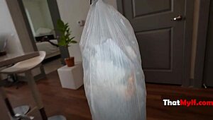 Hey, stroke it while I tease my skinny ass in red lingerie, says Hyley Winters