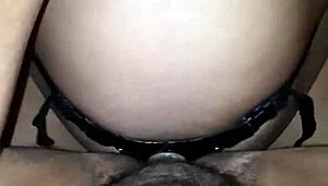 Girl Takes Control Pleasuring Guy with Strapon Twist