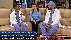 tampa uni slut serena morgan spreads for anal exam.