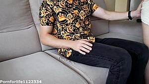 Step Daddy Punishes Naughty Bubble Butt Girl with OTK Spanking