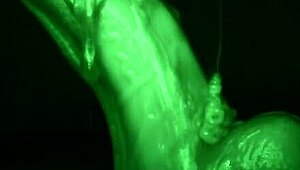 Sticky Slimy Glove Handjob Tease With Latex Toys