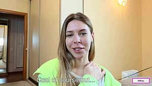 horny neighbor sucks huge cock to pulsating cum explosion