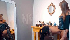 wanna lick this juicy latina pussy while she smokes hot?