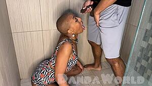 black bald slut and pink haired ebony polynesian bbw bosslady kiss piss play eat wet hairless pussy big booty cosplay 😘💦🍑