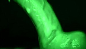 Sticky Slimy Glove Handjob Tease With Latex Toys
