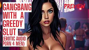 Innocent teen slut BANGED hard by gangbang cocks cum covered