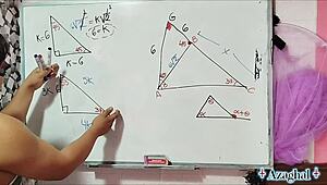 my nerdy asian student's brown eyes lock on mine in bedroom as teacher i teach her 14 wild math sex positions she can't resist