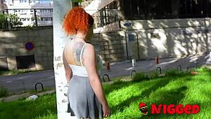 Lidia Crespo begs for massive black anal cock stretching her deepthroat and doggystyle pounding outdoors