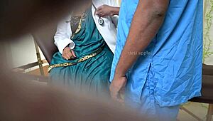 the doctor sneaks quick cheating sex with hot nurse at hospital