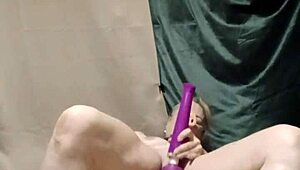 whoa this french slave maid's chained up for outdoor bdsm toy humiliation fuck!