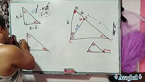 my nerdy asian student's brown eyes lock on mine in bedroom as teacher i teach her 14 wild math sex positions she can't resist