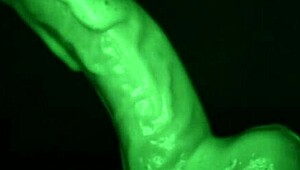 Sticky Slimy Glove Handjob Tease With Latex Toys