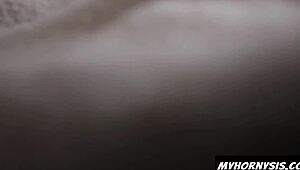 heart pounding as stepsis mounts for last horny ride letting cum fill her petite body myhornysis