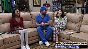 dr tampa exam formality solana spreads shaved pussy