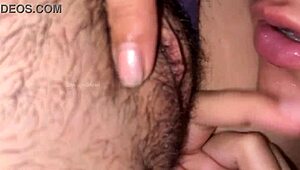 Whispered ASMR JOI teases solo lesbian oral play