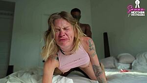 watch me ride big black cock cuckold humiliation gym