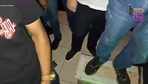 He leashed my wife for public pounding