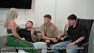 tatiana alvarez craves papers so her boyfriend's crew delivers a brutal gangbang pounding