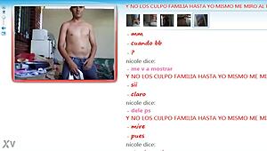 wanna see this chico stroke his webcam cock for you?