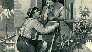 vintage drawings capture retro erotic scenes