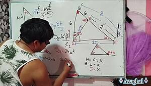 my nerdy asian student's brown eyes lock on mine in bedroom as teacher i teach her 14 wild math sex positions she can't resist