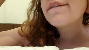 brazilian big ass beauty guides your jerk off with teasing natural tits sway