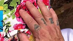 outdoor public anal massage on fuck doll sex toy ends happy