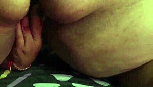 hot milf masturbates wildly with dildo in steamy shower squirt