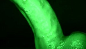 Sticky Slimy Glove Handjob Tease With Latex Toys