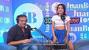 this kinky colombian babe mayraoficial rides the sybian wild until she squirts everywhere during juan bustos podcast