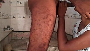 Whoa, Indian Girl Gets Pounded In Bathroom By Horny Neighbor Outdoors!