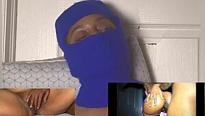 Ebony Babe's Wet Pussy Dripping in Eye-Rolling Squirt