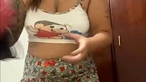 she flashes her curves craving anal play right now in public