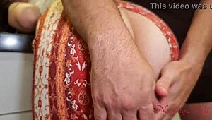 Curvy Cleaner Lady Takes Extra Tip Deep in Tight Pussy Doggystyle