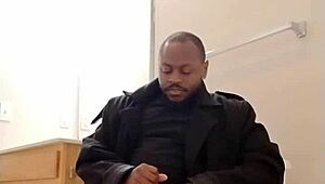 post work garage masturbation fantasizing wife slow motion cum