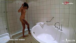 hey meli deluxe stop cooking suck my cock fuck kitchen now