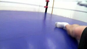 hey you think you can take bella ink in this femdom wrestling match?