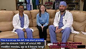 tampa uni slut serena morgan spreads for anal exam.