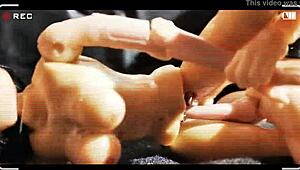 check out this wild sextape with the fuck doll going crazy